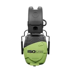 ISO Tunes LINK Aware Bluetooth Earmuff - Safety Green, Ambient Listening Technology